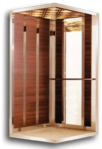 UR: Cab-06 — Decorative wood with horizontal posts