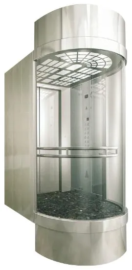 UR: Cab-08 — Panoramic, curved glass front