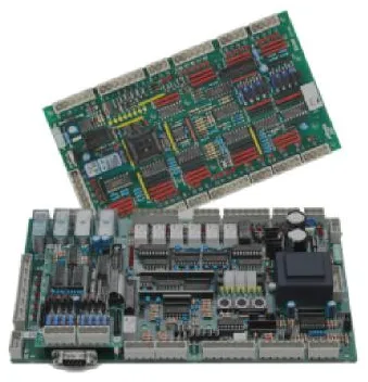 Electronic control boards.